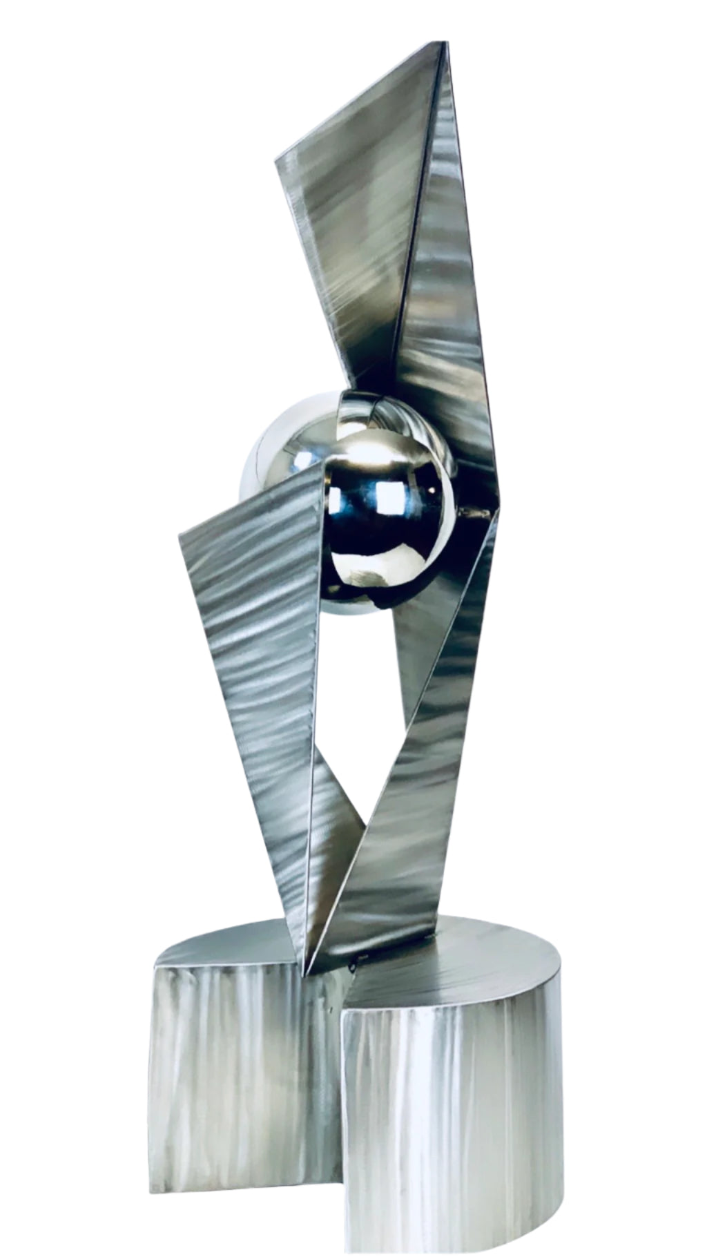 Di-Vine Large Outdoor Modern Stainless Steel Sculpture